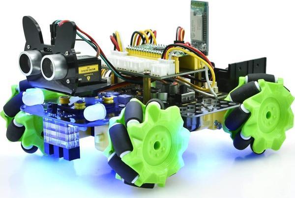 KEYESTUDIO 4WD Mecanum PICO Robot Araba - Raspberry Pi Pico Dahil - Image 1