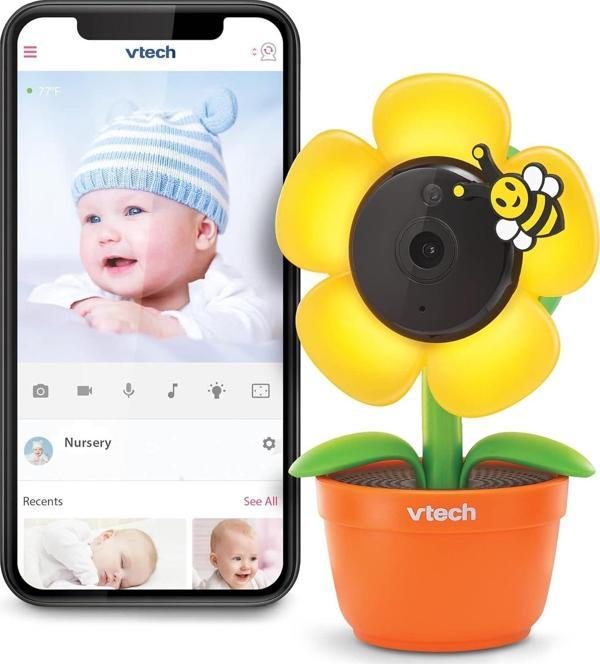 VTech RM9751 Sarı Papatya Akıllı Wi-Fi Bebek Kamerası - Image 1