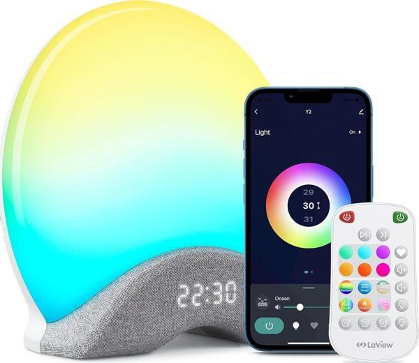 LaView Akıllı Beyaz Gürültü Makinesi, Uygulama Kontrolü Uyku Ses Makinesi - Image 1