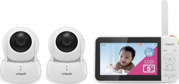 VTech VM924-2 Uzaktan Pan-Tilt-Zoom 2 Kameralı Video Monitörü - 5 Inc - Image 1