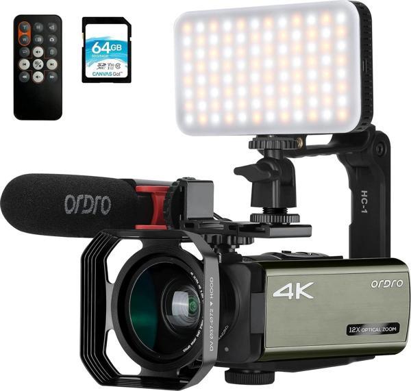 ORDRO AX65 Canlı Yayın Kamerası Video Kamera Full HD 60FPS - 4K - Image 1