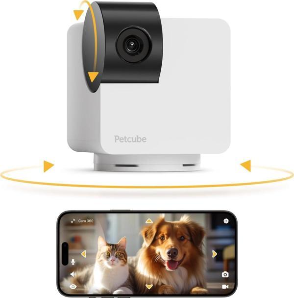 Petcube Cam 360 Kamera - Üstün Etkileşimli WiFi Evcil Hayvan ve Ev Güvenliği - Image 1