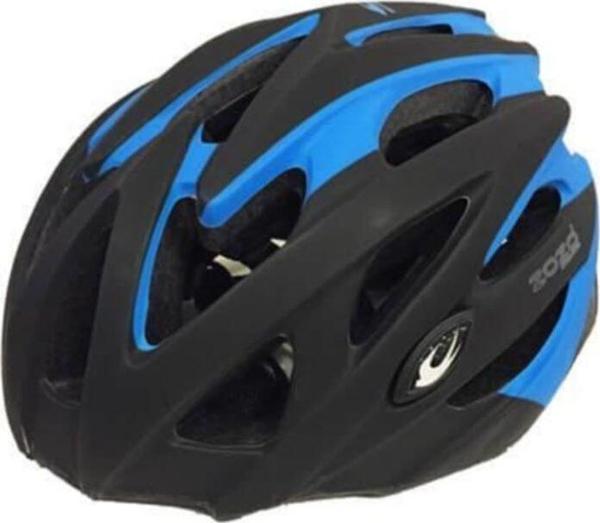 Zozo Mv29 Işıklı Unisex Kask 2021 Siyah - Mavi Xl Beden - Image 1