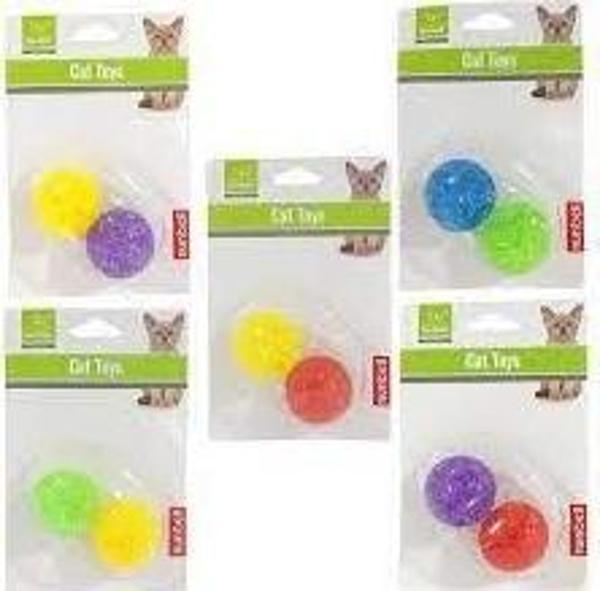 Nunbell İkili Kedi oyuncak top - Image 1