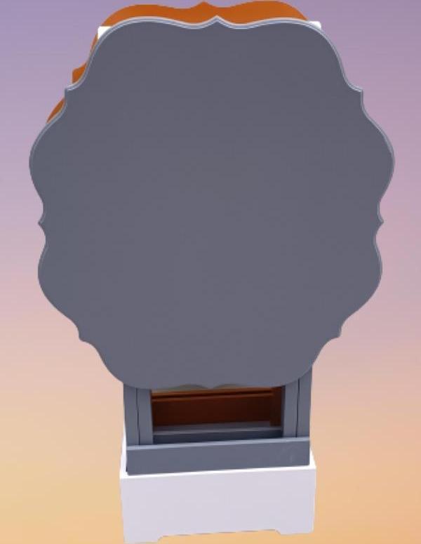 Çanta Zigon 90077 Sehpa Yonca Model 2 li Tk Ahşap MDF Gri Hardal Renk Uyum Elyapı - Image 1