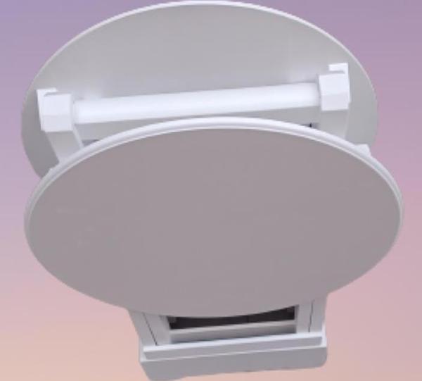 Çanta Zigon 90126 Sehpa Oval Model İkili Takım Ahşap Mdf Beyaz Renk Uyumu El Yapı - Image 1