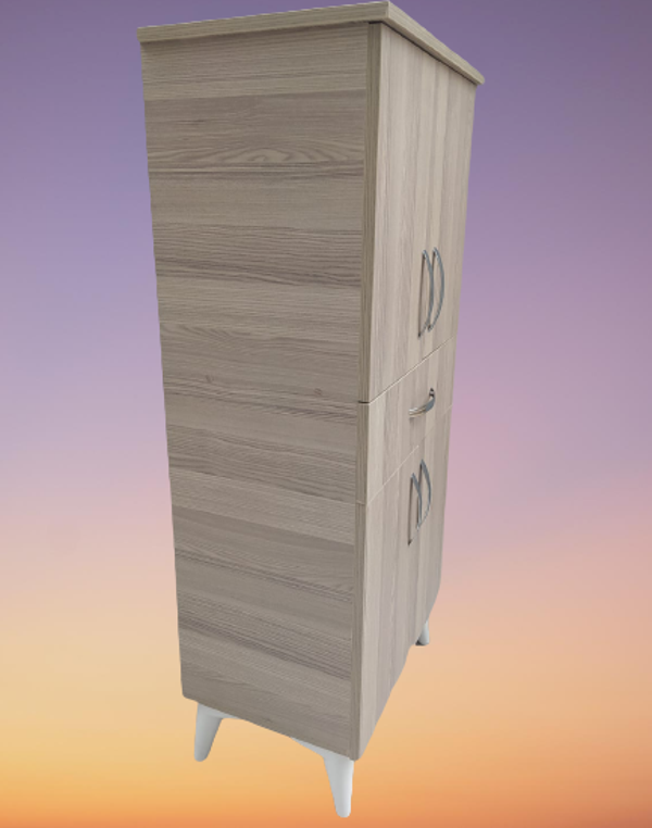 Çok Amaçlı 18211 Dolap CORDOBA Model Hard Parlak Suntalem180 Demonte 4raf El Yapı - Image 1