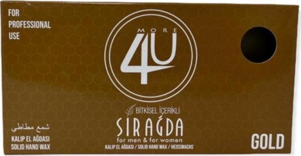 4U Bitkisel Kalıp Sir Ağda Gold ( Altın) 400 Ml - Image 1