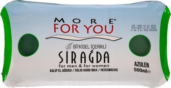 More For You Bitkisel Kalıp Sir Ağda Azulen ( Yeşil ) 500 Ml - Image 1