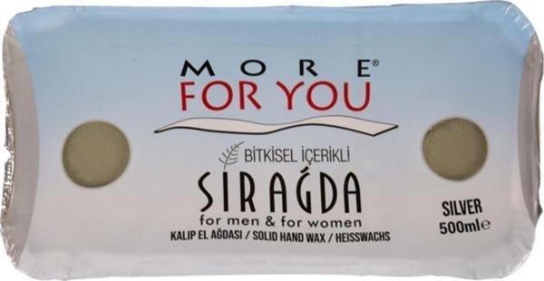 More For You Bitkisel Kalıp Sir Ağda Silver ( Gümüş ) 500 Ml - Image 1