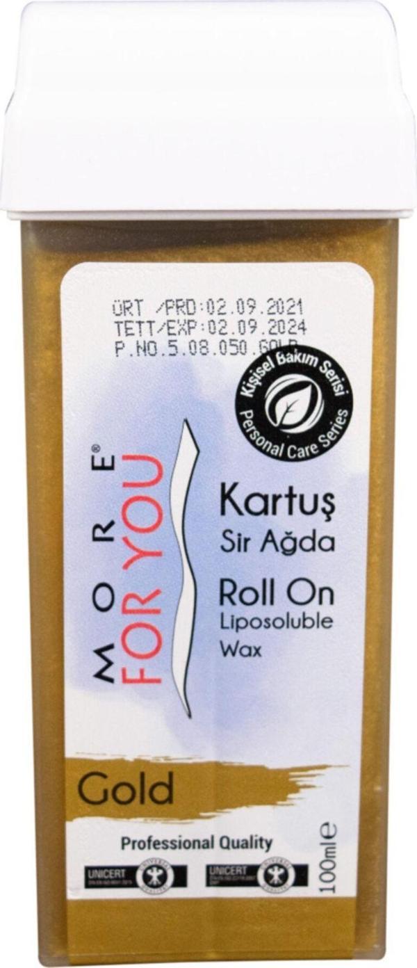More For You Bitkisel Kartuş Sir Ağda Gold ( Altın ) 100 Ml - Image 1
