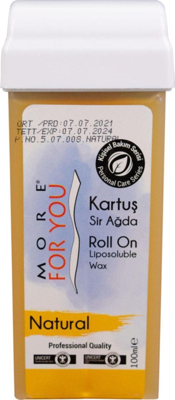 More For You Bitkisel Kartuş Sir Ağda Naturel ( Sarı) 100 Ml - Image 1