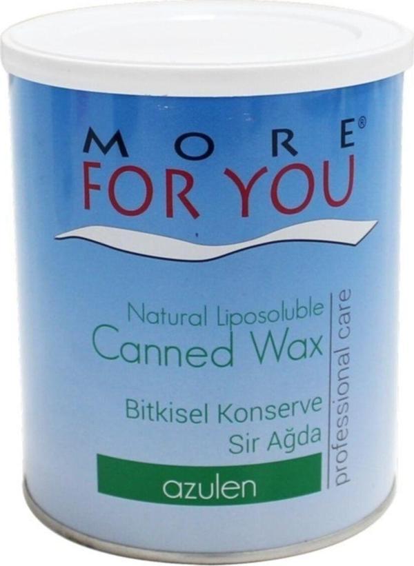 More For You Bitkisel Konserve Sir Ağda Azulen ( Yeşil ) 800 Ml - Image 1