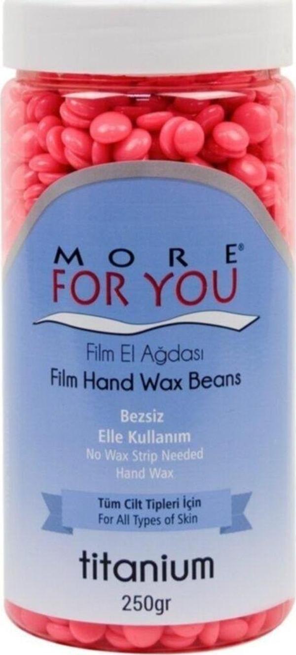 More For You Film Sir El Ağdası Boncuk Granül Titanyum (Pembe) 250 Gr Pet - Image 1