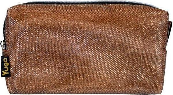 Yuga Makyaj Çantası Simli Bronz - Image 1