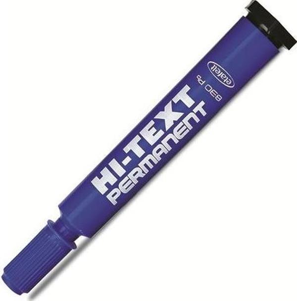 Hi-Text 830B Yuvarlak Uçlu Permanent Koli Kalemi Renk - Mavi - Image 1