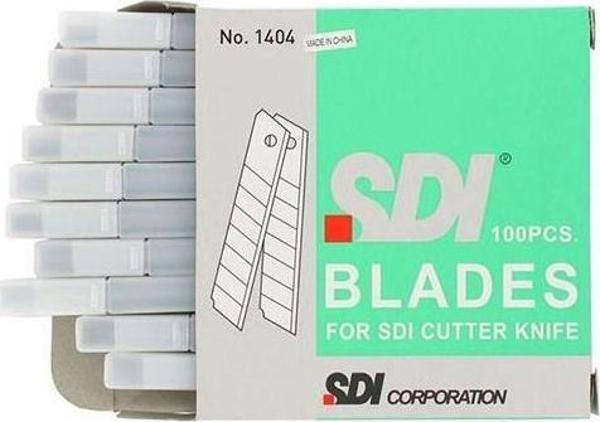 SDI Geniş Maket Bıçağı Yedeği 1404 100 Adet - Image 1