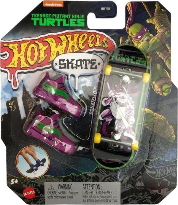 Hot Wheels Parmak Kaykay Donatello HMY18 HVK35 Lisanslı Ürün - Image 1