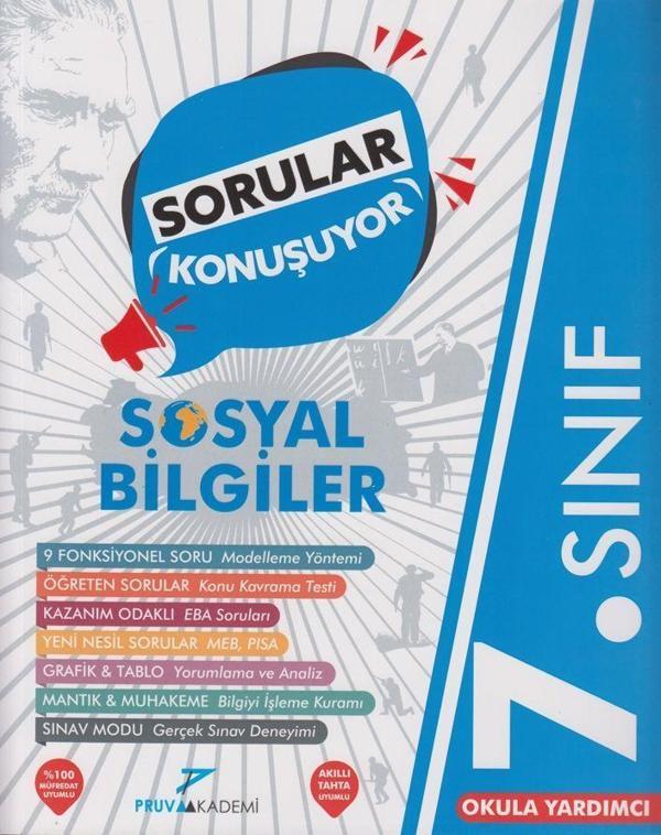 7. Sınıf Sosyal Bilgiler Sorular Konuşuyor Soru Bankası - Pruva Akademi - Image 1