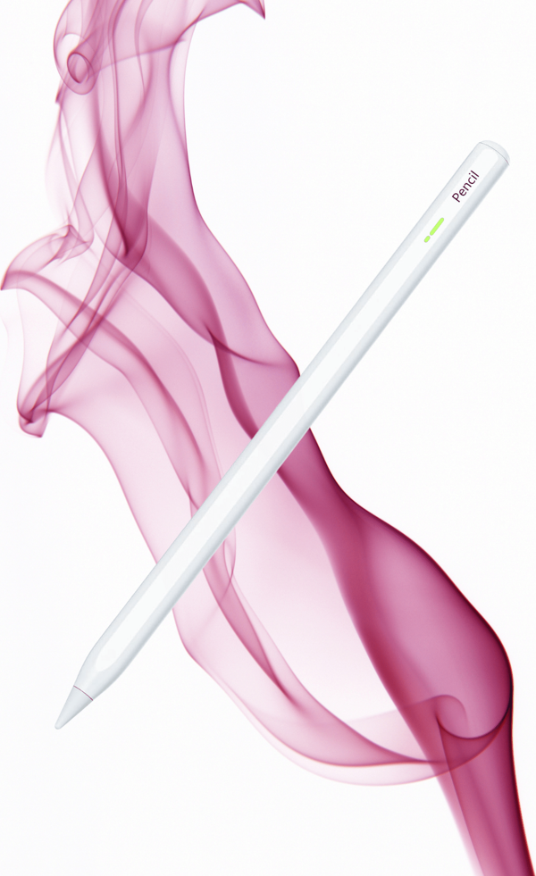 iPad 10.2 inç 9. Nesil Uyumlu Manyetik ve Kablosuz Şarj Özellikli 2. Nesil Bluetooth Tablet Kalemi - Image 1