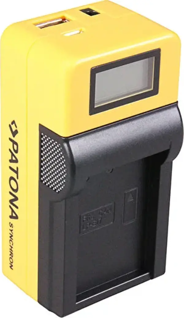 Patona Senkron LCD Ekranlı USB Şarj Cihazı Canon LPE17 Için - Image 1