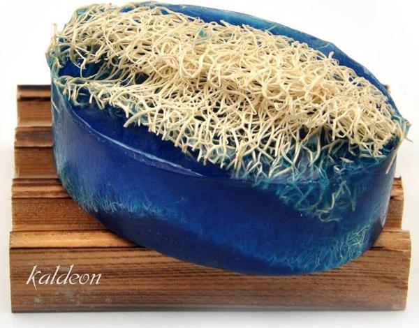 Kabak Lifli El Yapımı Doğal Argan Yağı Sabunu 120 G - Image 1