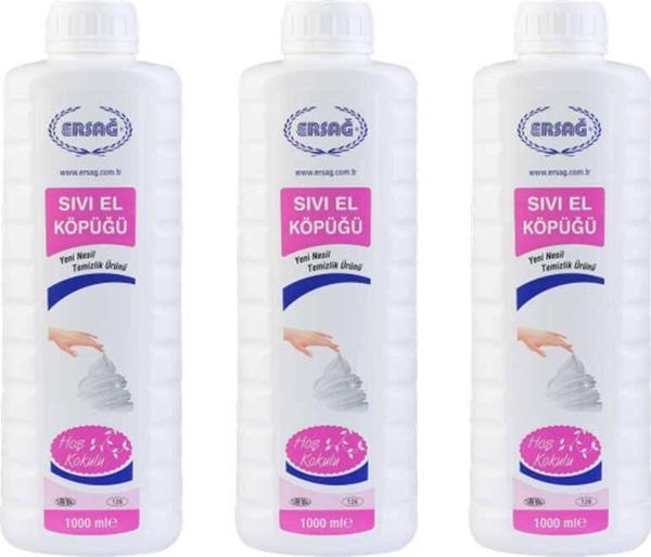 Ersağ Sıvı El Köpüğü 1000 Ml. * 3 Adet - Image 1