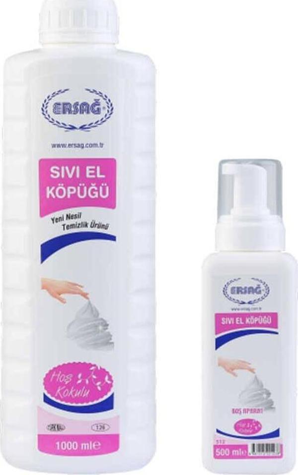 Ersağ Sıvı El Köpüğü 1000 Ml. + Boş Aparat - Image 1