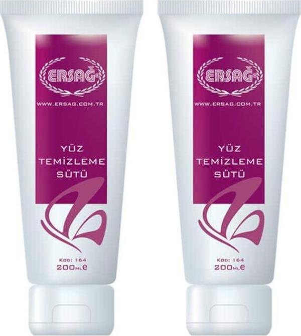 Ersağ Yüz Temizleme Sütü 200 Ml. x 2 Adet - Image 1