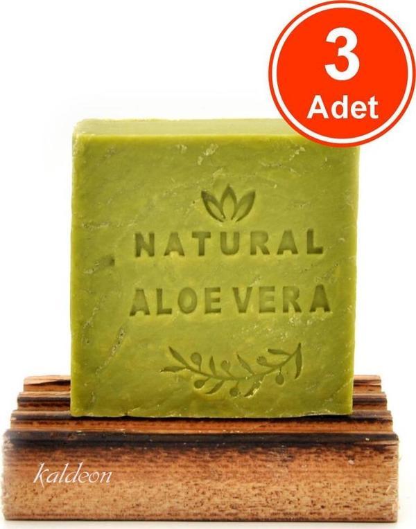 Aloevera Sabunu El Yapımı Doğal 120 G x 3 Adet - Image 1