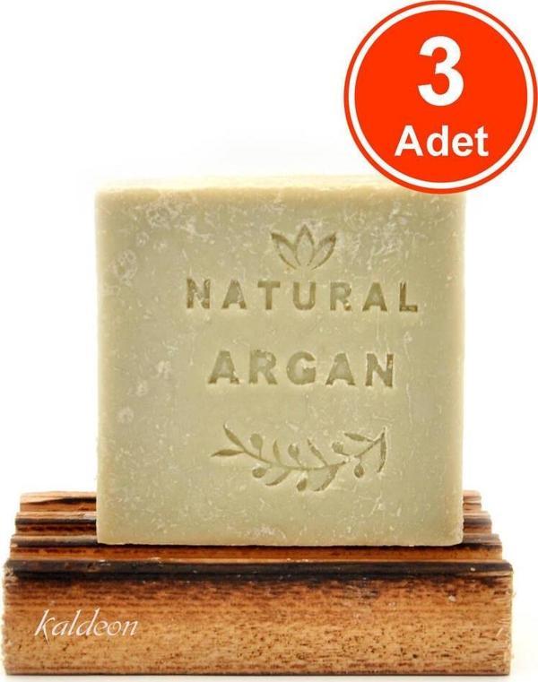 Argan Yağı Sabunu El Yapımı Doğal 120 G x 3 Adet - Image 1