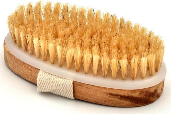 At Kılı Selülit Masaj Fırçası Peeling Fırça %100 Doğal Gerçek At Kılı - Image 1