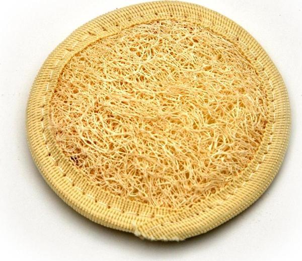 Doğal Kabak Lifi Banyo Hamam Yüz Peeling Kesesi 8 cm. - Image 1
