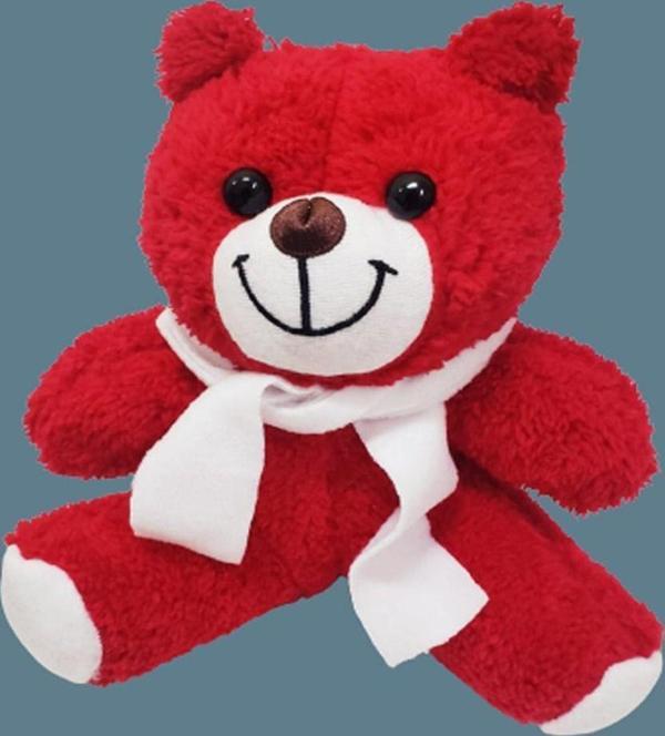 Kırmızı Peluş Oyuncak Ayıcık - Image 1