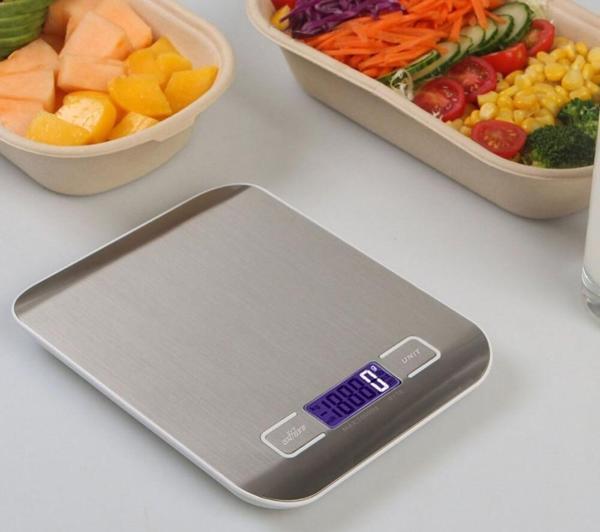 Lüx Dijital Mutfak Terazisi 5 Kg 1 Gr Hassas Paslanmaz Çelik + Pil - Image 1