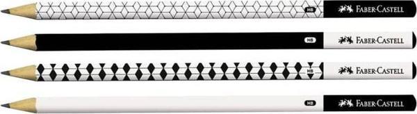Faber-Castell Geometri Desenli Yuvarlak HB Kurşun Kalem - 1 Adet - Image 1