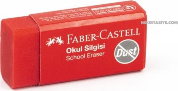 Faber-Castell Kırmızı Okul Silgisi Küçük - Image 1
