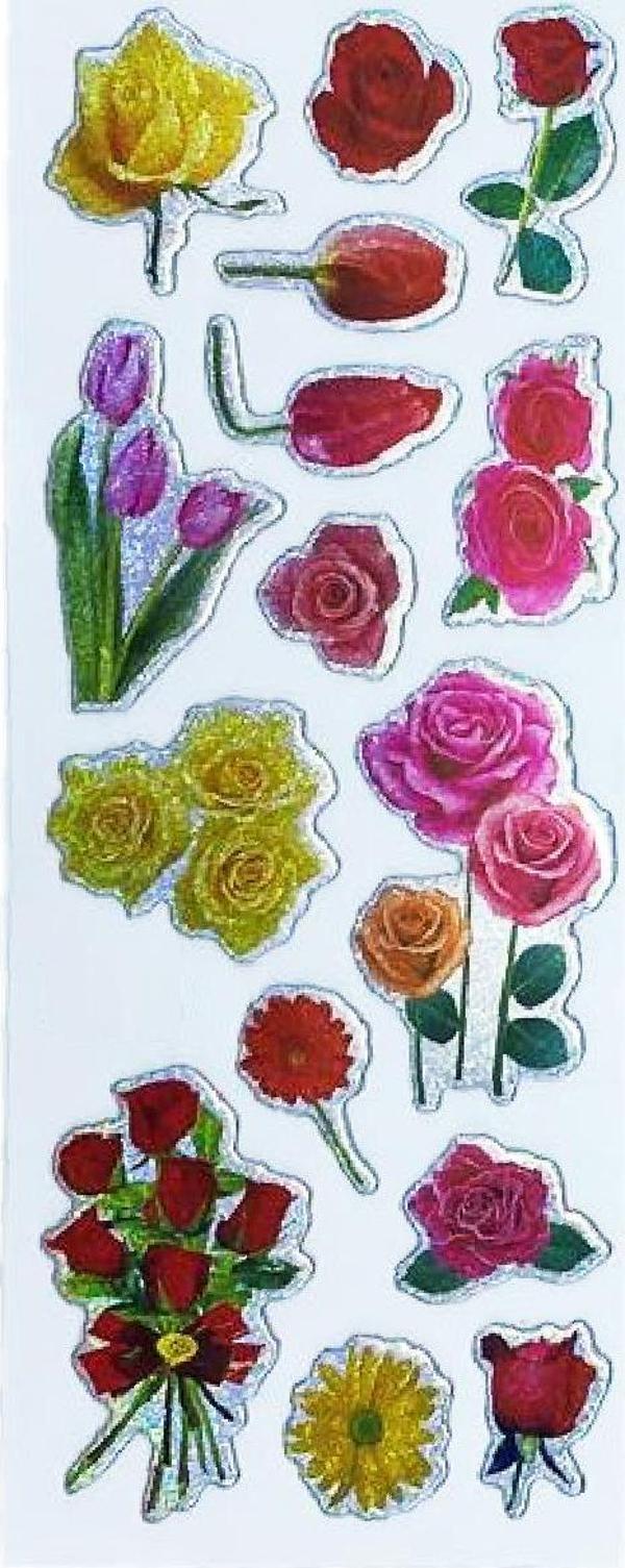 Sticker Kabartmalı Stiker Defter, Planlayıcı Etiket Gül (cb147) 16x7 cm - Image 1