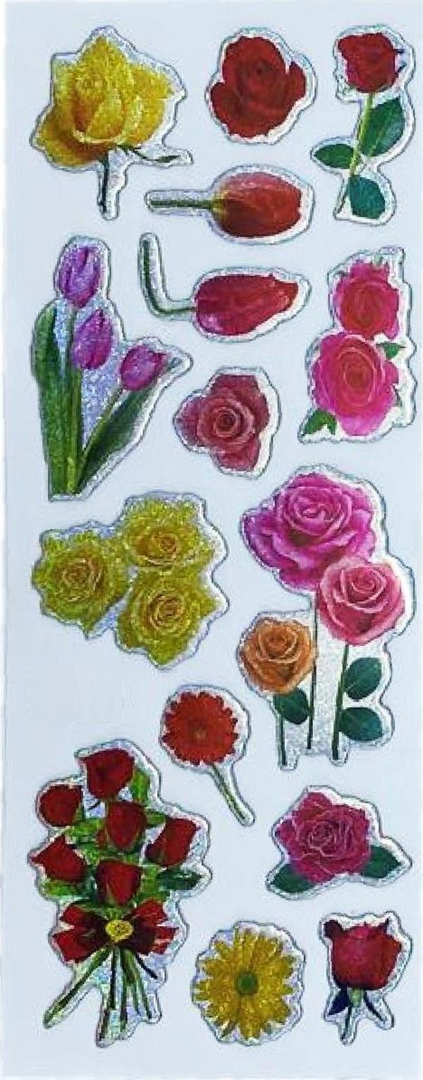 Sticker Kabartmalı Stiker Defter, Planlayıcı Etiket Gül (cb247) 16x7 cm - Image 1