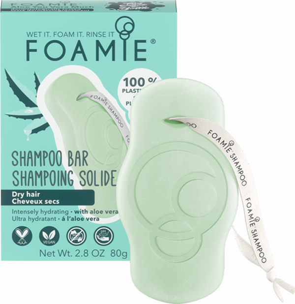Foamie Aloe You Very Much Shampoo Bar Şampuan 80g - Image 1