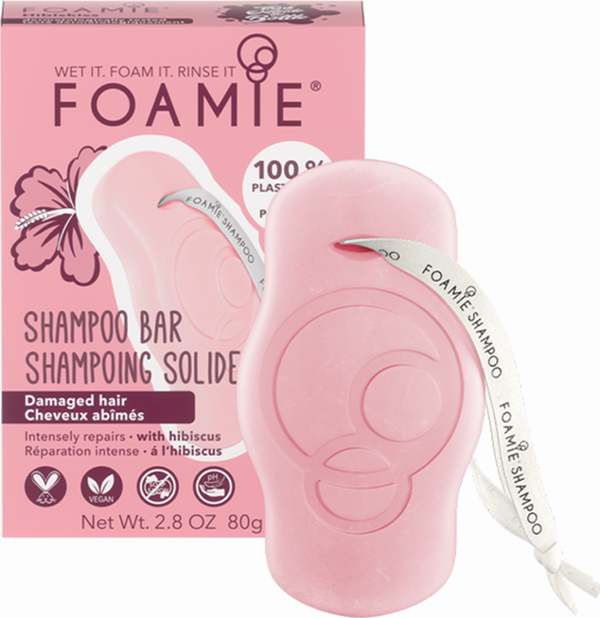 Foamie Hibiskiss Shampoo Bar Şampuan 80g - Image 1