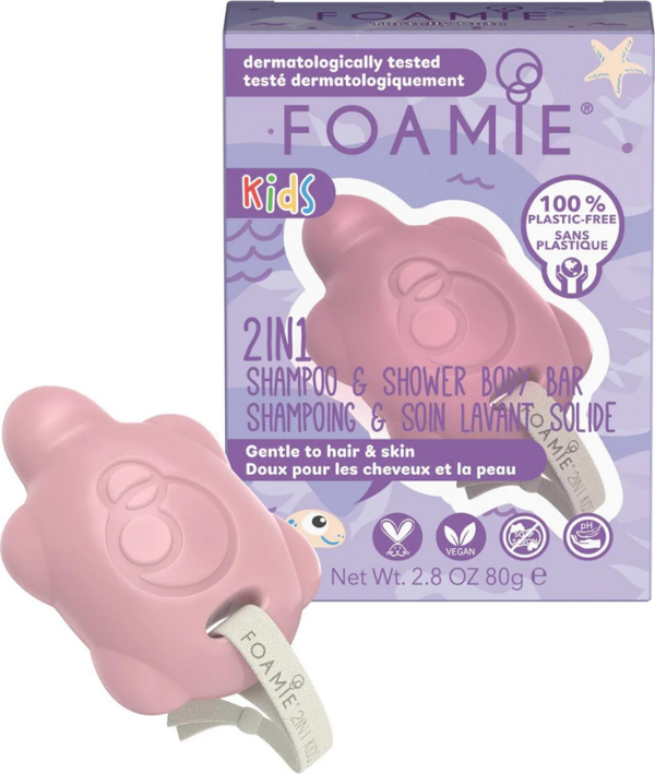 Foamie Kids 2in1 Şeftalili Saç ve Vücut Sabunu 80 g - Image 1