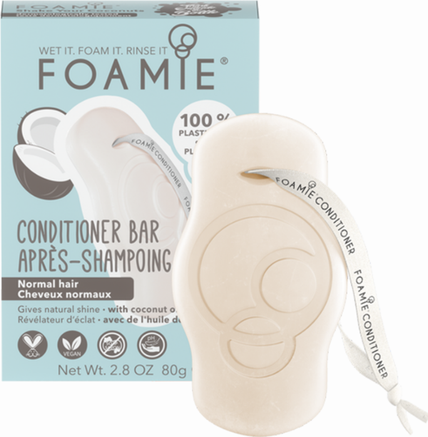Foamie Shake Your Coconuts Conditioner Bar Saç Kremi 80g - Image 1