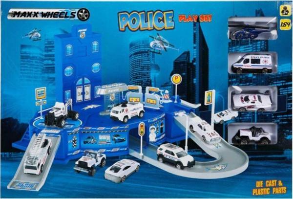 Maxx Wheels Polis Garaj Seti S00018510 Oyuncak - Image 1