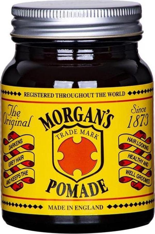 Morgan's Pomade Hair Darkening (Yellow Label) Beyaz Saçları Koyulaştıran Pomat 100ml - Image 1