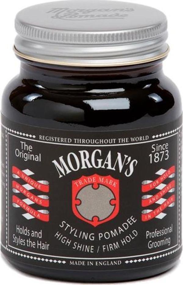Morgan's Pomade High Shine/ Firm Hold (Black Label) Şekillendirici Pomat 100gr - Image 1
