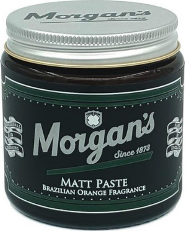 Morgan's Pomade Matt Paste Brazilian Orange 120ml - Image 1