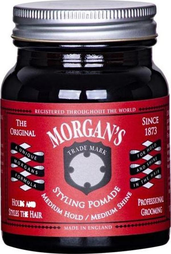 Morgan's Pomade Medium Hold/ Medium Shine (Red Label) Şekillendirici Pomat 100gr - Image 1