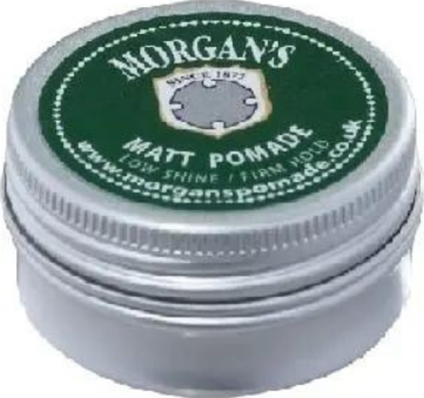 Morgan's Pomade Mini Seyahat Boy Low Shine/ Firm Hold (Green Label) Mat Pomat 15gr - Image 1