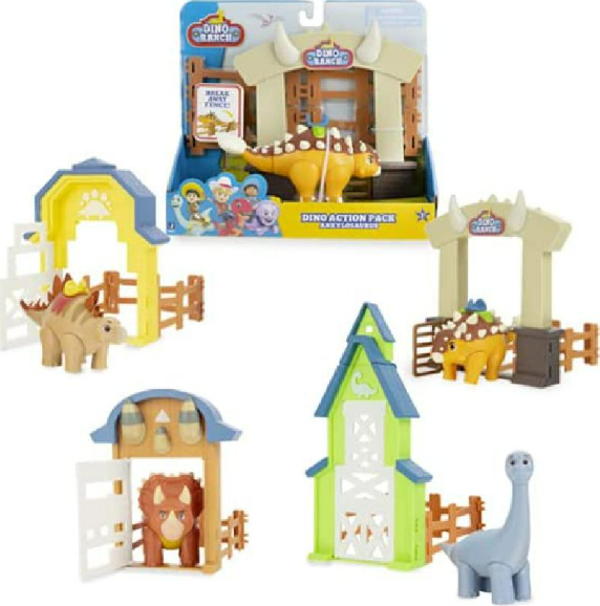 Giochi DNA05000 Dino Ranch Aksiyon Paketi Stegosaurus - Image 1